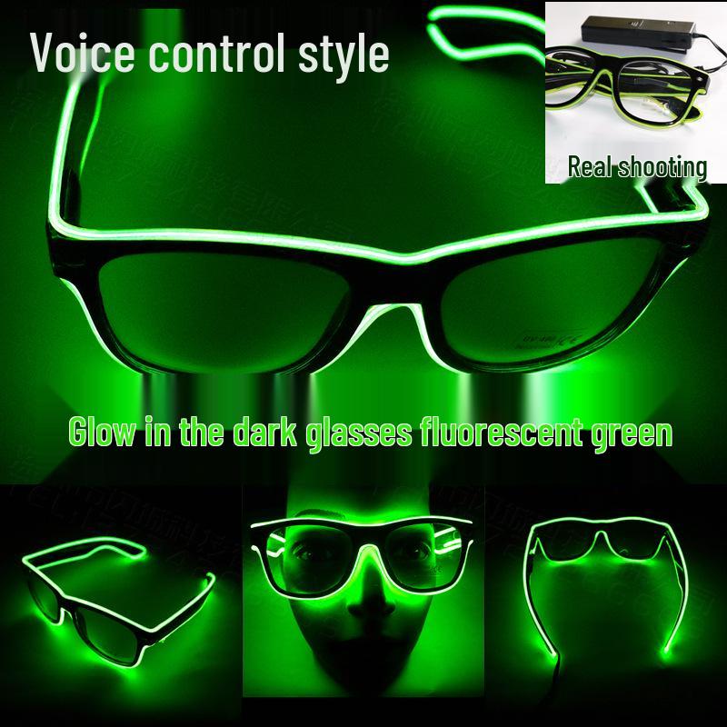 Luminous LED Voice-Activated Neon Party Glasses