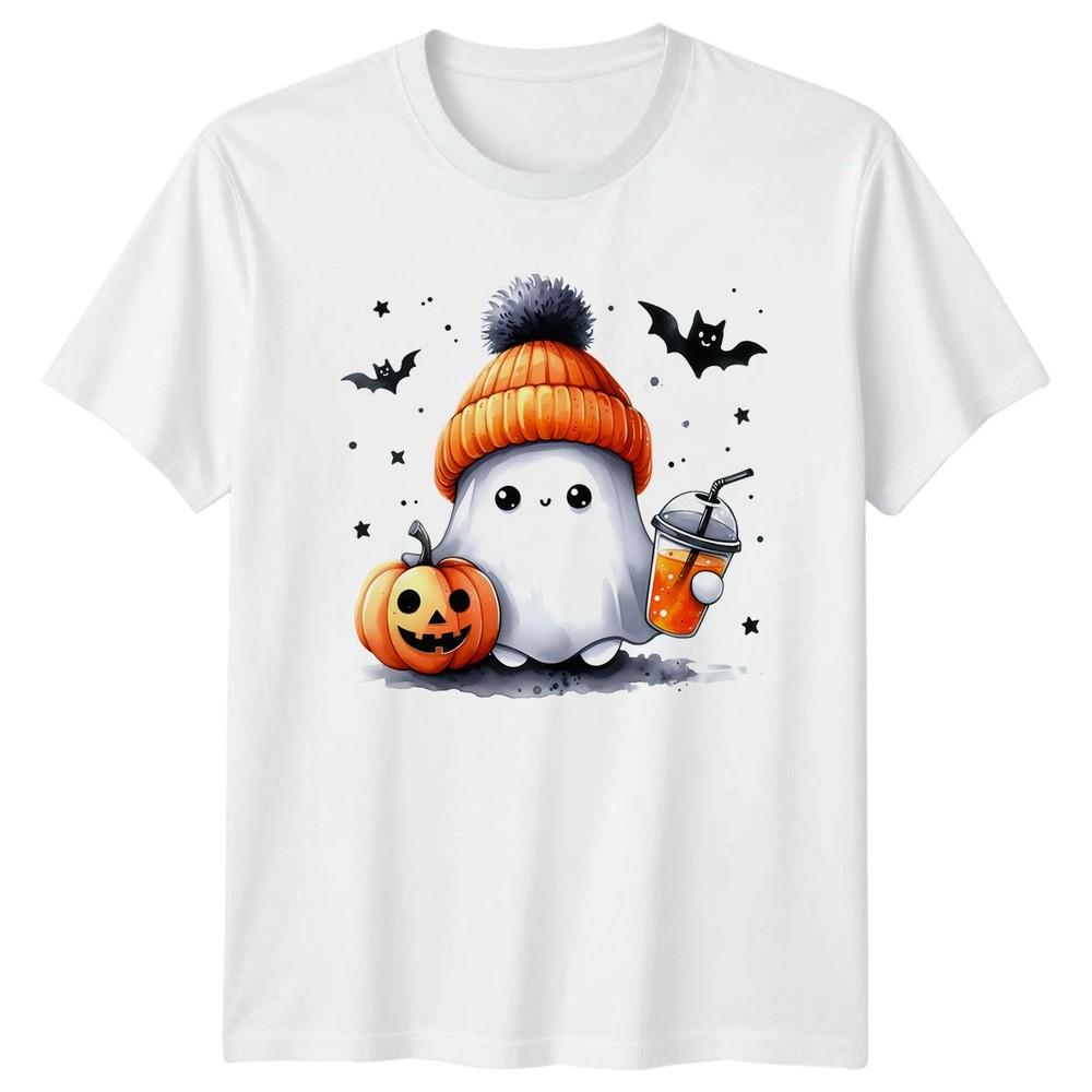 Cute Ghost Halloween Holidays Unisexs TShirt Unisexs Tee Graphic Unisex Top S