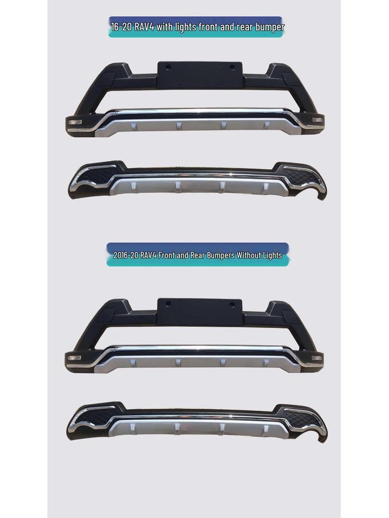 Stoßstangenschutz vorne und hinten für RAV4 (Modelle 2013-2019)