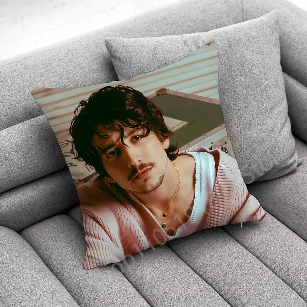 Throw Pillow Case For 30cm 40cm 45*45cm 50cm 55cm Square Sofa Pillowcase Shell M-Milo Manheim America Actor
