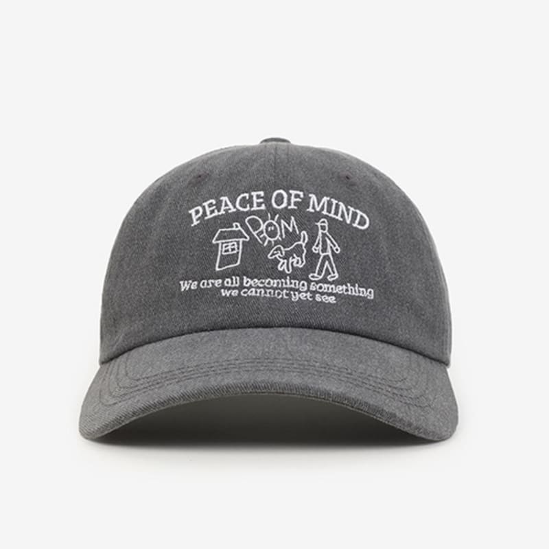 BALLOON FRIENDS MESSY ADVENTURE Peace Of Mind Pigment Ball Cap Black