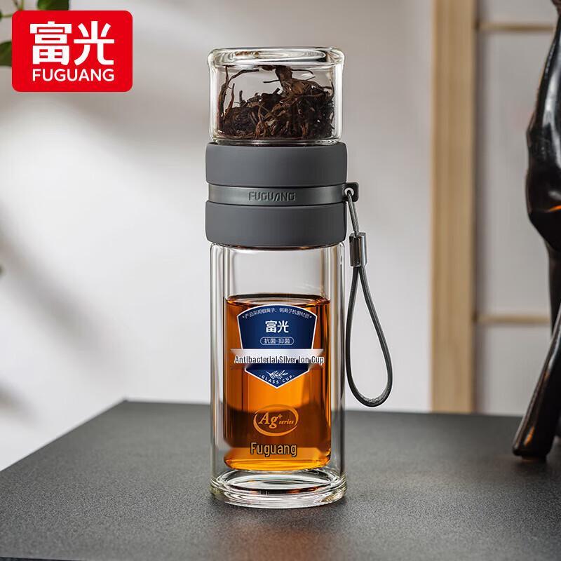 Fuguang Double-Layer Tea Infuser Glass Cup
