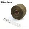 5CM*10M Exhaust Pipe Insulation Thermal Heat Wrap Roll Insulation Cotton Banana Cloth Motorcycle Fiberglass Heat Shield Tape