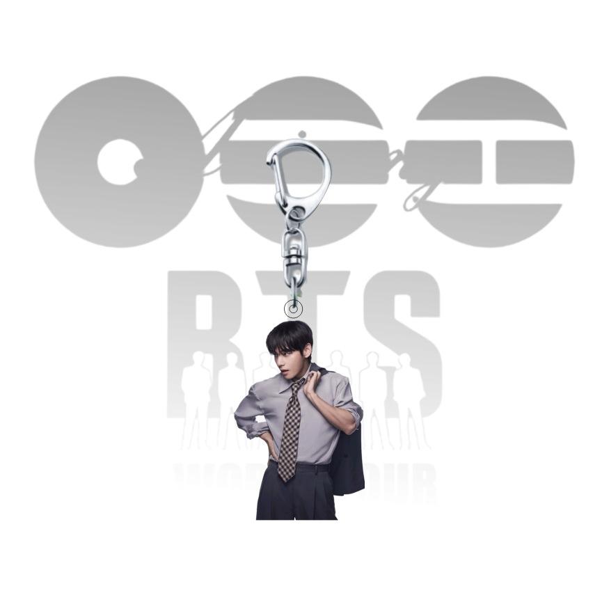 BTS Formal Suit Style Keychain, Bangtan Boys Business Casual Photo Keyring, Kpop Idol ARMY Fans Bag Pendant(Jin RM Suga Jimin V J-Hope Jungkook)