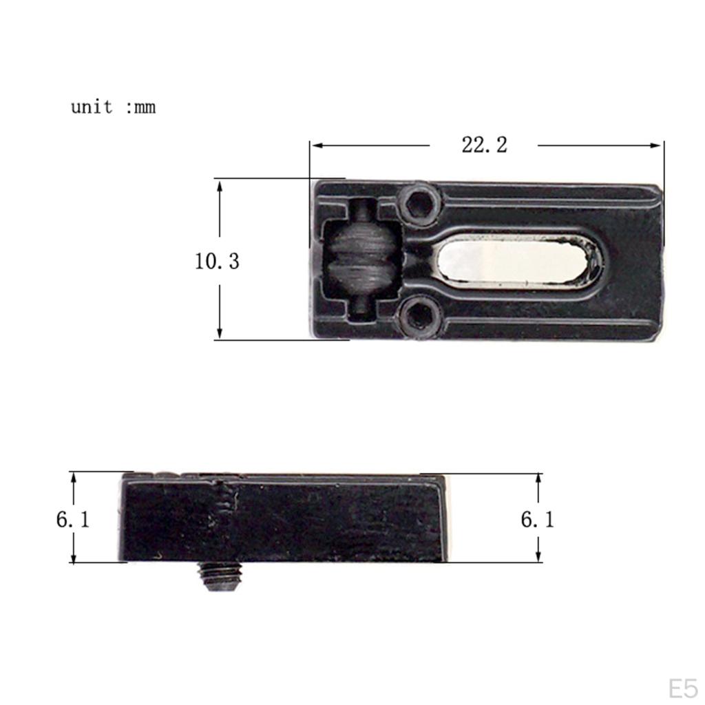 6 Pieces Saddle String Saddles for Electric Guitar