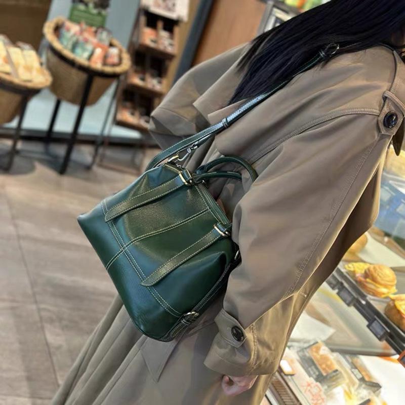 Luxury Designer Women's Bag High Quality Genuine Leather Shoulder Bag Woman Handbag Vintage Cow Leather Female Crossbody Bags