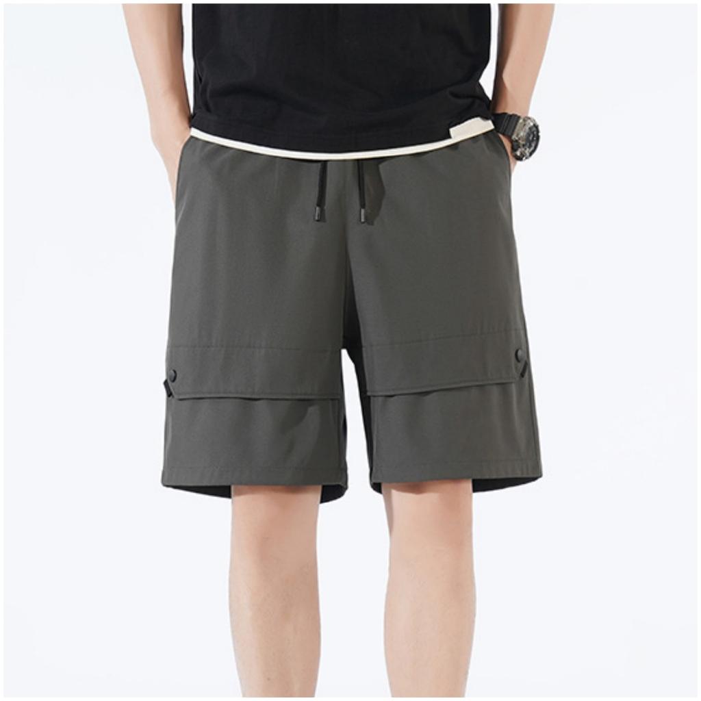 Men's Lightweight, Breathable, Elastic, Waist-restricting, Quick-drying Running, Fitness, Sports, Casual Shorts