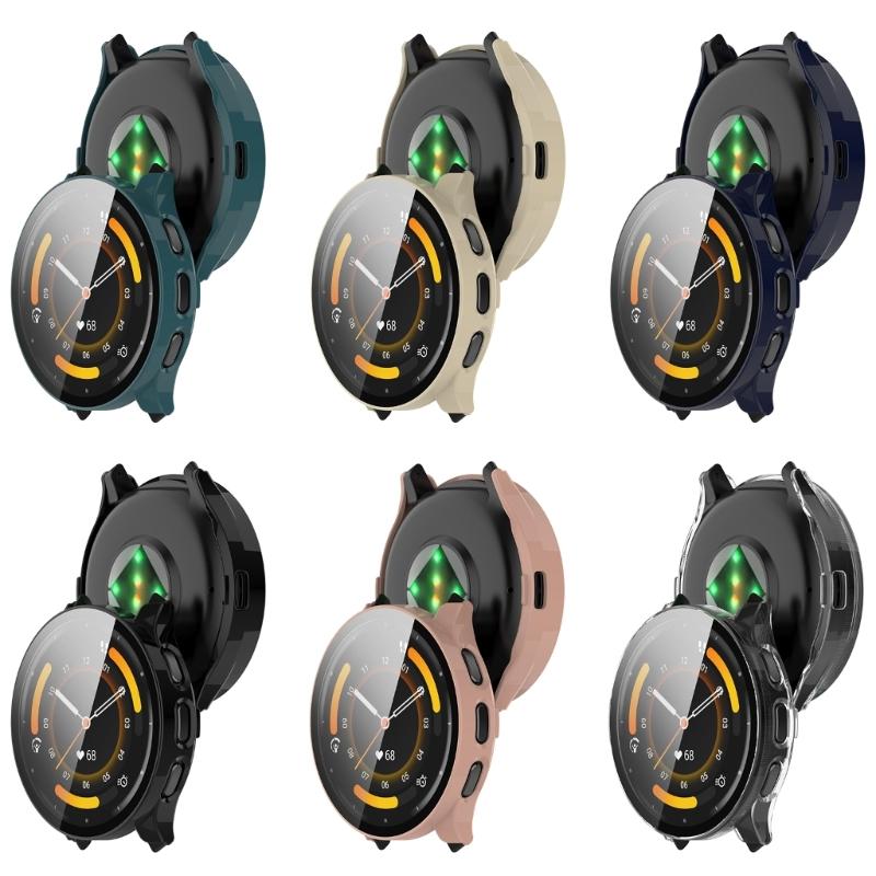 Tempered Glass Film +Case Screen Protector Full Coverage Cover Hard PC Anti-scratch Frame Shell Watch Housing For Venu 3