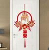1pc Traditional Chinese Spring Wall Pendants - Festive Ornaments for New Year Home Decor & Housewarming Decor