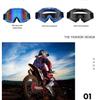 Off-Road Motorcycle Goggles: Windproof Lens for Helmets, Skiing, and Outdoor Riding.