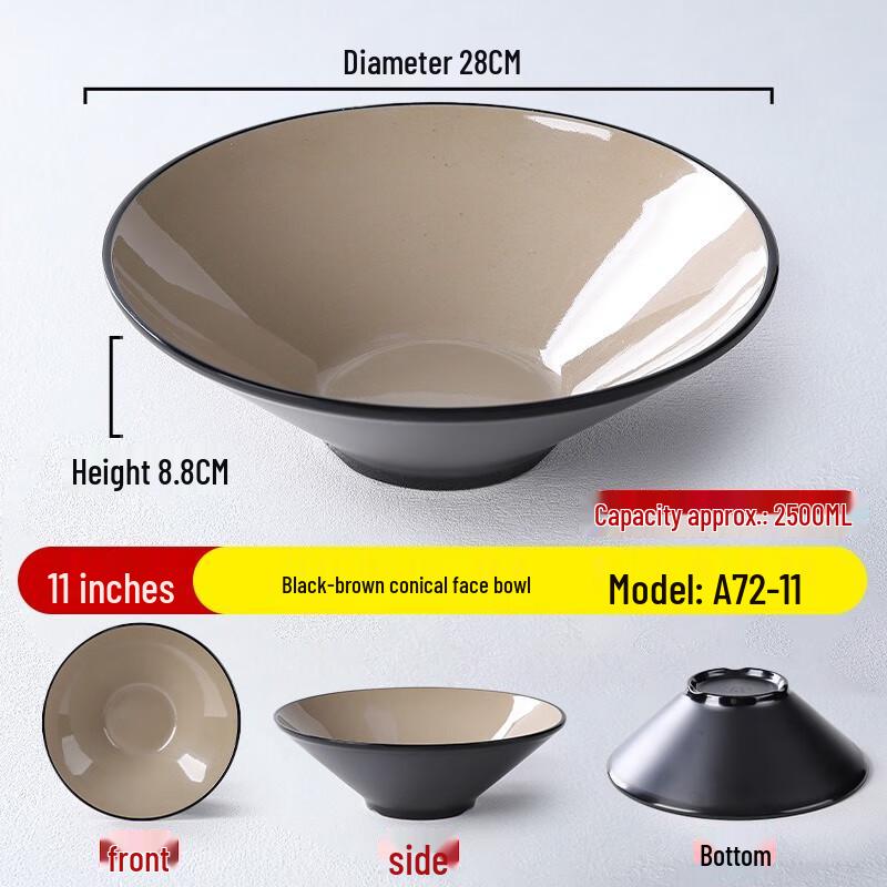 Nordic Style Melamine Noodle Bowl