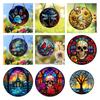 Tree 3d Of Life Dreamcatcher Halloween Acrylic Home Decoration Hanging Sign Door