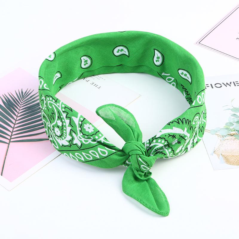 Paisley Cycling Bandana & Hip Hop Headband for Outdoor Sports & Street Dance