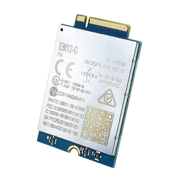 EM12G Cat12 4G Module EM12G 600Mbps Downlink 150Mbps Uplinks Data Rates 4G Module for Various Applications