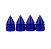 4 Pcs/lot Car Accessories Dust-proof Wheel Tires Valve Caps Motorcycle Cone Shaped for Various Models