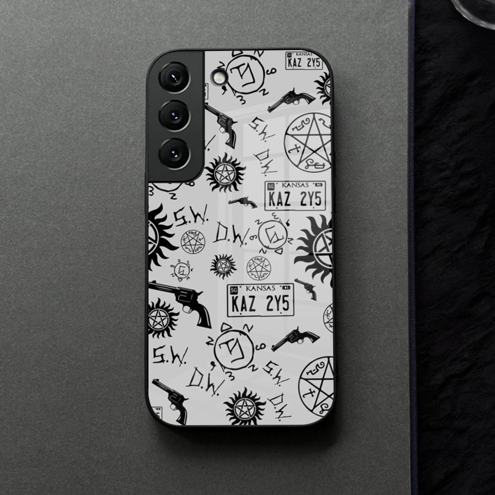 Carcasă de Telefon Supernatural Sticlă Pentru Samsung Galaxy S21 S26 S25 S22 S20 S24 S23 Ultra Fe Plus A16 A34 A54 A24 Coque