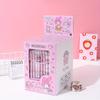 Back To School Season 144pcs/Box 0.5mm Creative Cartoon Pink Rabbit Pattern Straight Bar Neutral Pen High Appearance Signing Pen Gift Pen