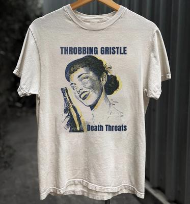 Sällsynt Samling Throbbing Gristle Turnéband Gåva till Fläkt Unisex Herr Dam Sommar Herr T-shirt Vardaglig Rund Hals Bomulls T-shirt