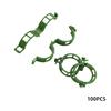 100pcs Functional Garden Plant Support Clips Practical Garden Clips For Securing Tomato Stem And Vegetable Plant