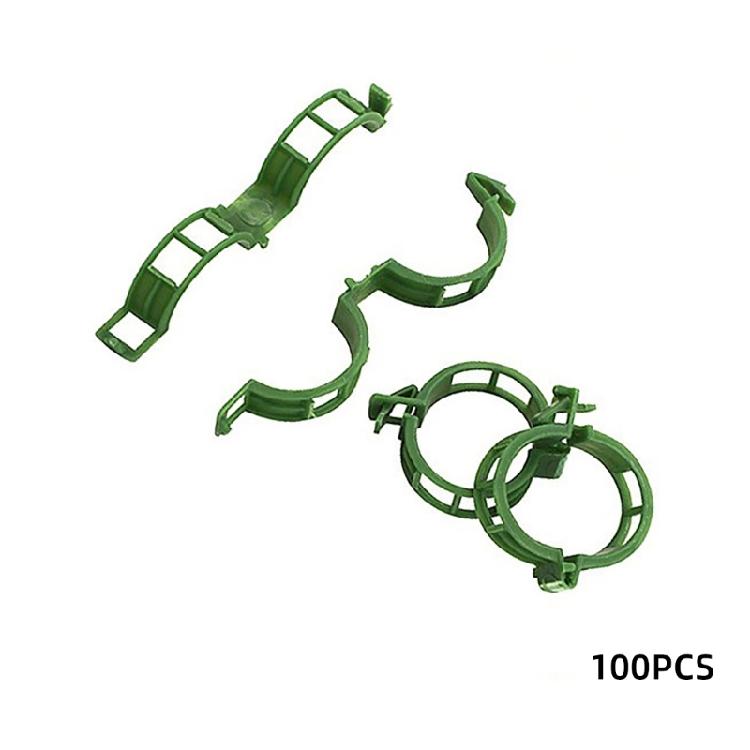 100pcs Functional Garden Plant Support Clips Practical Garden Clips For Securing Tomato Stem And Vegetable Plant