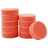 10PCS Sponge 75mm Car Roundness Polishing-Sponge Orange Smooth Flat Sponge Polishing Pad Orange Polishing Disc