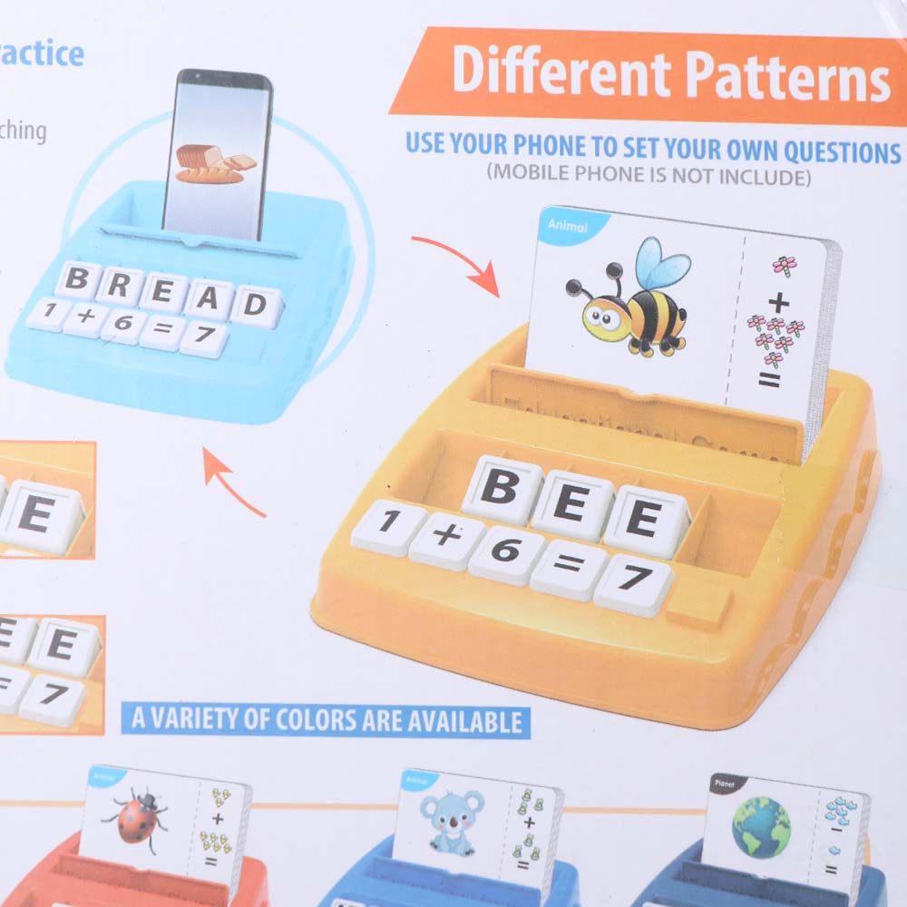 Paper Letter Sticker Toys Alphabets Number Sight Words Spelling Game  Hand-Eye Coordination