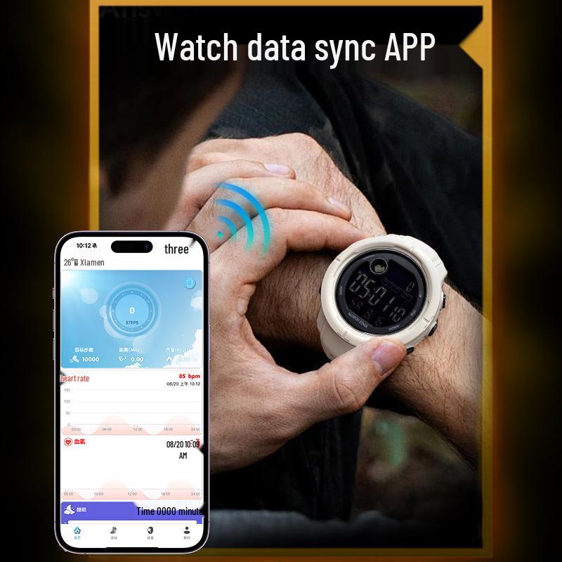 Teen Waterproof Smartwatch: Sports, Running, Pedometer, Health – Multifunctional Wristwatch for High School Students