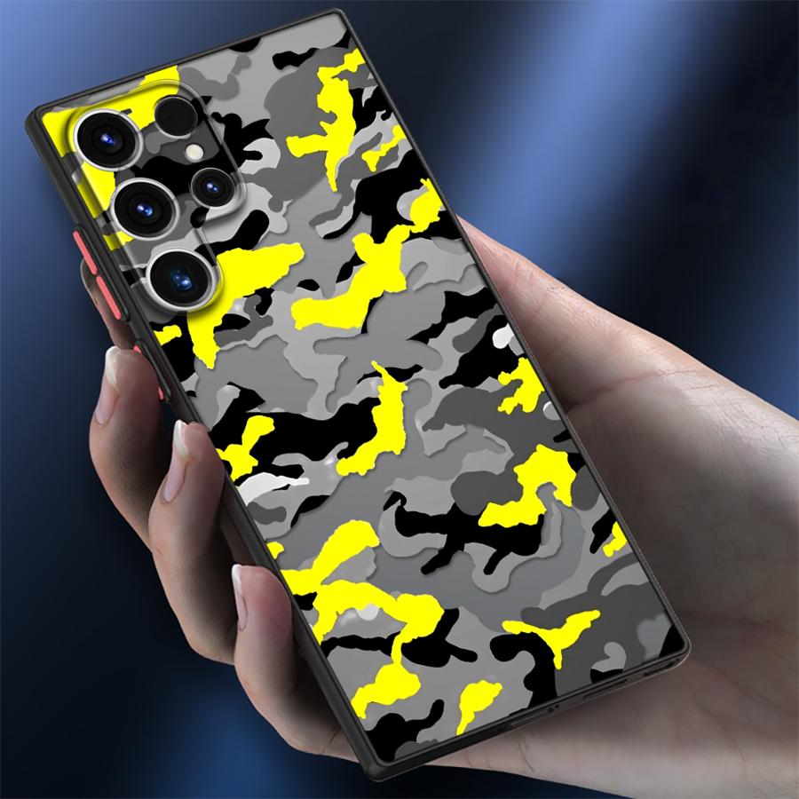Camouflage Pattern Funda Back Phone Cover Case for Samsung Galaxy S20 FE S24 Plus S22 S21 S25 Ultra S23 FE S26 Note 20 Ultra 10+