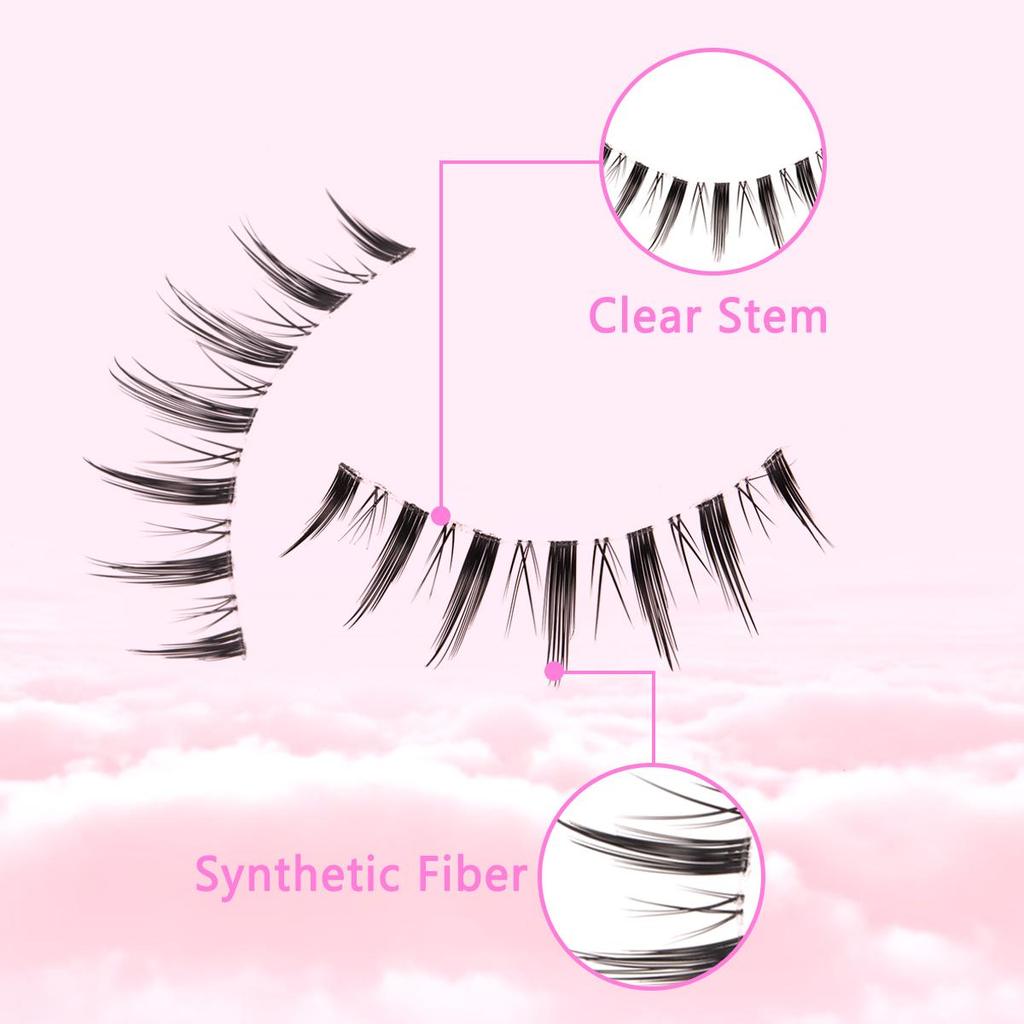 5Pairs Little Devil Eyelash Cosplay Lash Extension False Eyelashes Fairy Sweet Eyelashes Eye Makeup Tools