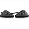 2 Stück für Tagfahrlicht Blinker Motorrad Rauch Dreieckig Integrierte Montage LED Blinker Leuchten Neu