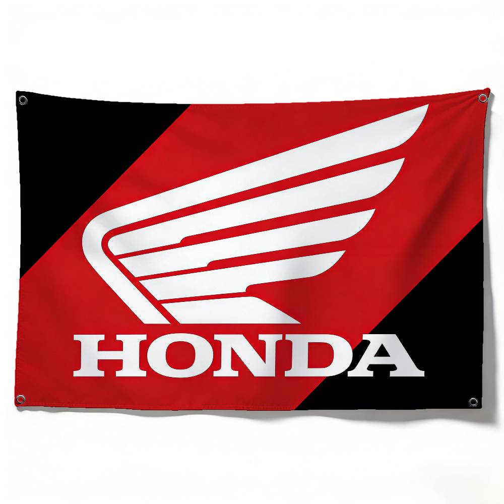 

Motorcycle For HONDA Premium Flag 120g Polyester Eco Friendly Print Waterproof Wear Resistant Home Party Decor Banner (as the picture,50x70cm)