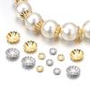 50pcs Stainless Steel Flower Beads Caps Metal Spacer Bead Caps For Jewelry Making DIY Bracelets Necklace Accessories Wholesale