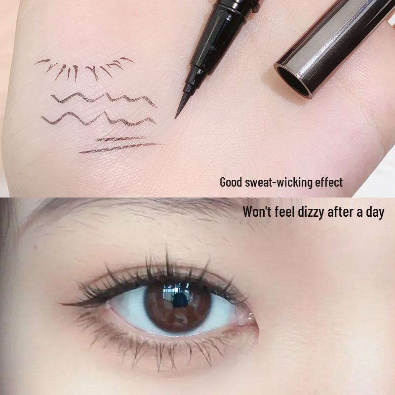 Xixi Smooth Fine Waterproof Eyeliner Pen - Ultra-Fine, Smudge-Proof for Eyes and Lower Lash Shadow.