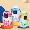USB Milk Water Warmer Travel Stroller Insulated Bag Nursing Bottle Heater Portable Bottle Feeding Warmer Christmas