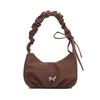 Small design texture bag 2025 new daily simplicity with summer leisure single shoulder folds crossbody armpit