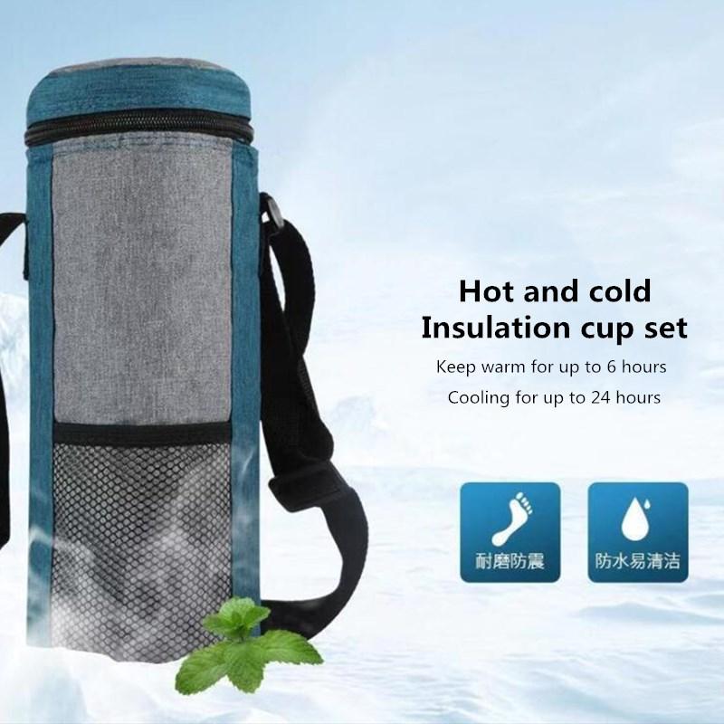 Outdoor Camping Wasserflaschen Kühlertasche Universelle Wasserflaschentasche Große Kapazität Thermoisolierungstasche Camping Zubehör