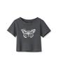 VIVACIOUS Butterfly Crop T-Shirt - 3Col