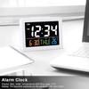 Large LCD Screen Alarm Time Calendar Temperature Display Modern Home Bedroom Office Decoration Supplies Digital Alarm Clock