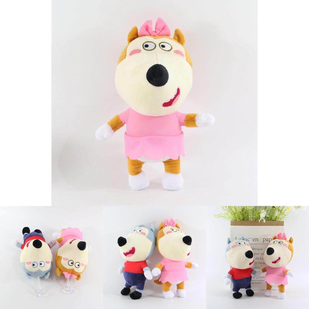 Adorable 25cm Wolfoo Lucy Plush Toy Soft And Cuddly Stuffed Cartoon Doll