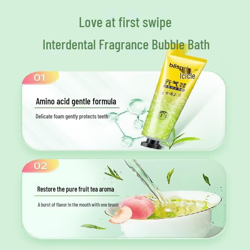 Blispring Vitality Tea Scent Toothpaste 5-Piece Set