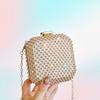 Trendy Evening Clutch - High-End Shiny Handheld Bag for Ladies' Banquet Parties with International Style Designer Bag