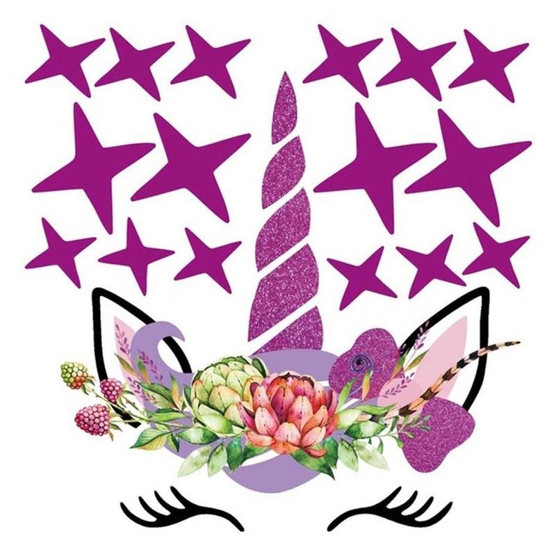 Colorful Flower Animal Star Wall Sticker 3D Art Decal DIY Sticker Child Room Nursery Wall Decoration