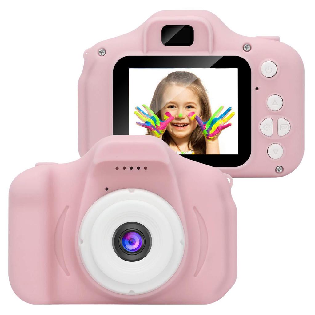 Kolip Kids Digital Video Camera, Mini Rechargeable Children Camera, Shockproof 8MP HD Toddler Cameras Child Camcorder