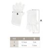Edenswear Fiber Eczema and Atopic Dermatitis Zinc-Infused Anti-Scratch Gloves Children's (White, Medium)