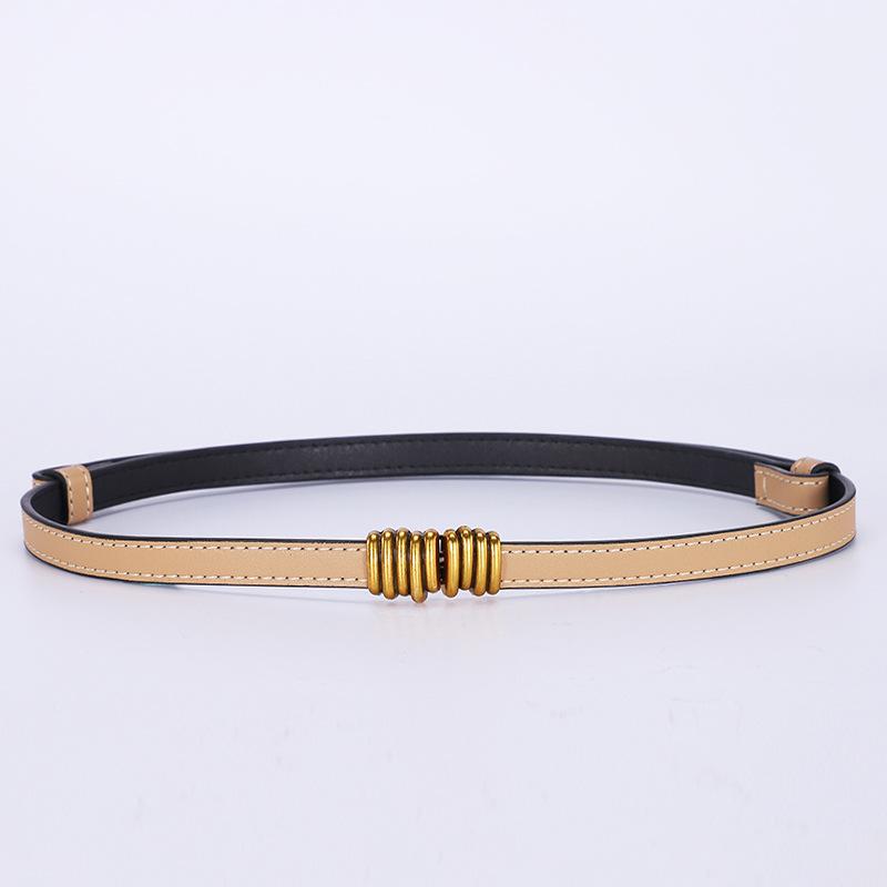 

Женский винтажный ремень с пряжкой Caterpillar, ремень из натуральной кожи для брюк для девочек 55-95