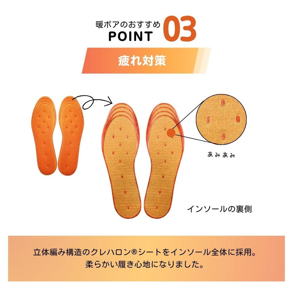 Actica Varm Fleece Laget for Kalde Tynne Støvler og One Size Passer De Fleste Herreinnleggssåler, Japan, Vær, Sneakers, Oransje, (24.0-27.0cm)