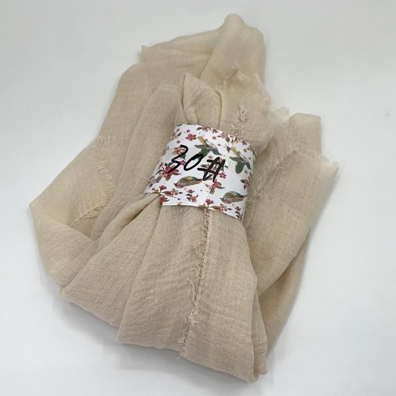 Women Cotton Scarf New Summer Girls Solid Color Sunscreen Thin Scarves Soft Shawl Foulard Viscose Spring Lady Wrap Shawls