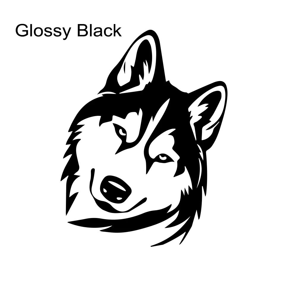 Husky Hunde Aufkleber Auto Fenster Wildnis Wolf Aufkleber Haustier Hund Grafiken LKW Laptop Wohnmobil Stoßstange Vinyl Aufkleber Dekor Zubehör