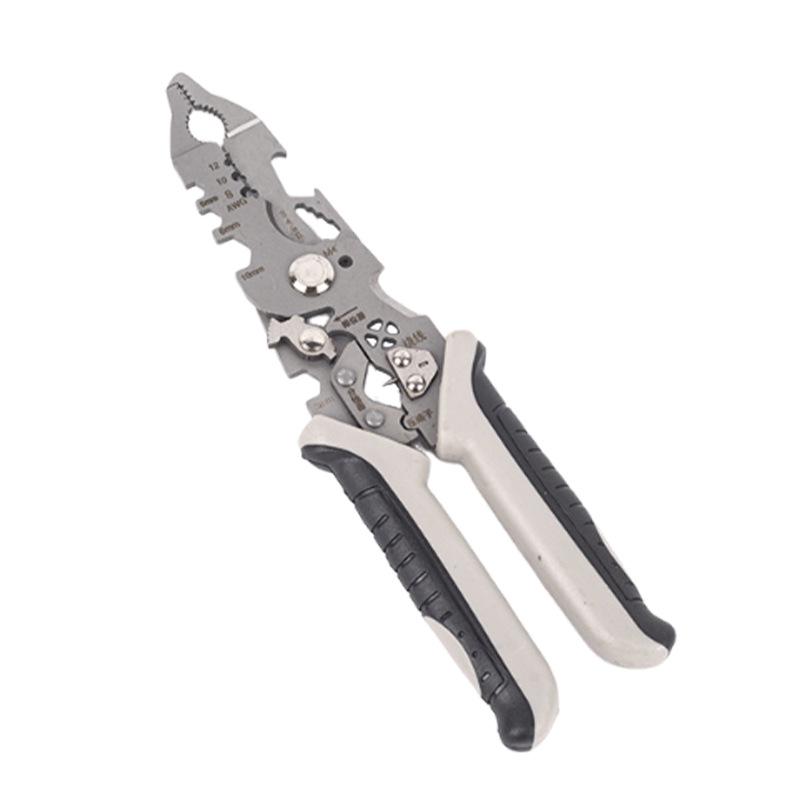 Electrician's Multifunctional Wire Stripper & Separator - Industrial Grade Pointed Nose Pliers.