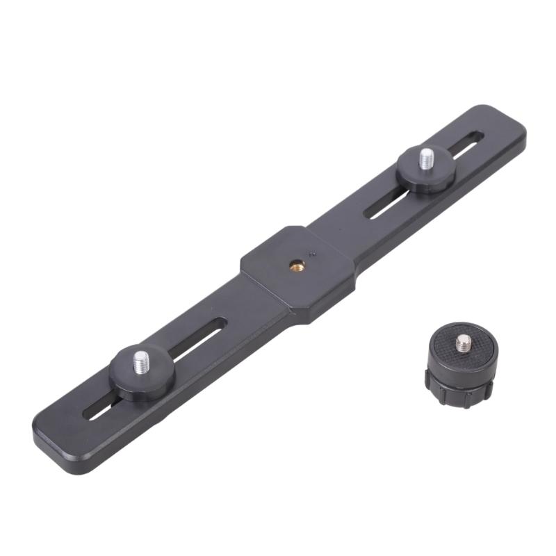 Multiple Angle Adjustment Phone Bracket with 17mm Ball Head Double 1/4 Male Screw Video Recording Stand Tripod Accessories